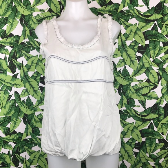 5 for $25 Amadi Light Gray Raw Hem Tank - Picture 1 of 7